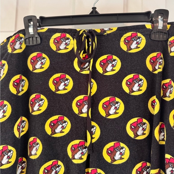 Buc-ee's Pajama Pants Men’s 2XL Black Logo Print 100% Cotton Lounge Sleepwear - Picture 2 of 6